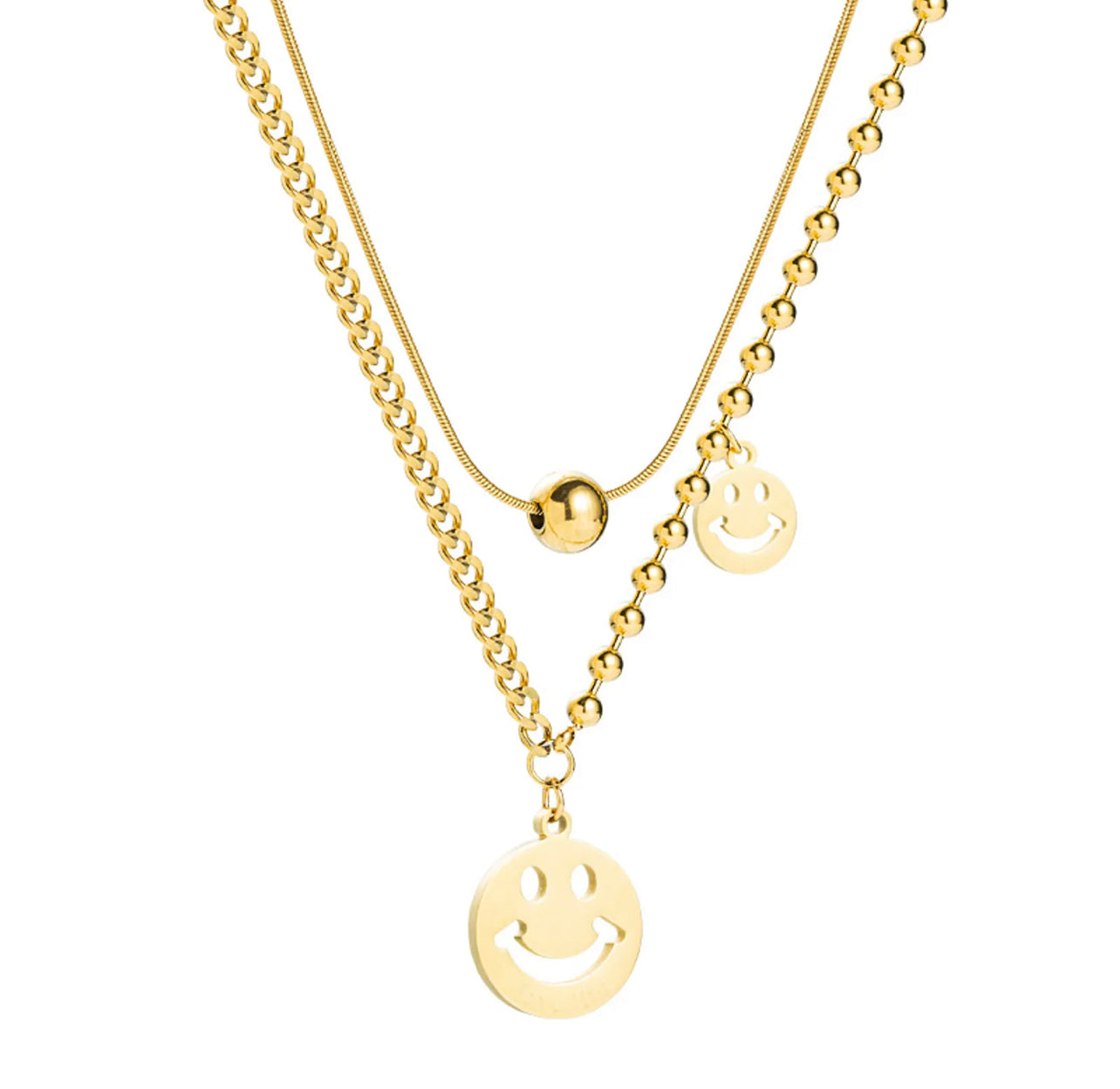 DOBLE LAYER SMILEY FACE