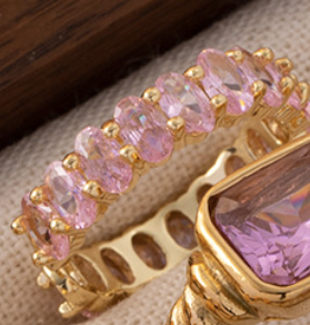 PINK ZIRCON RINGS