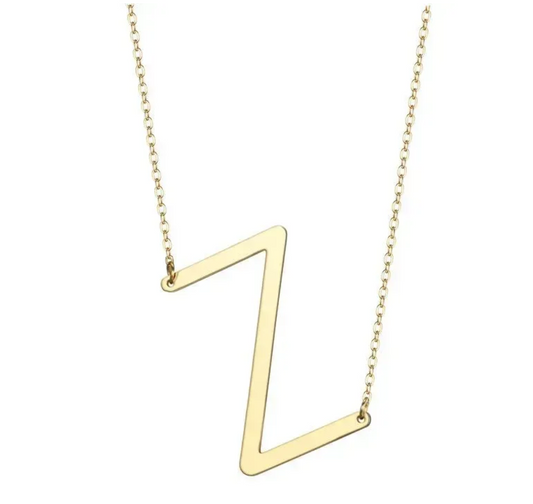 ENGLISH ALPHABET INITIAL NECKLACE